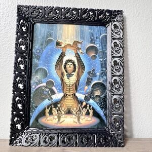 Vtg Tim Hildebrandt Sci Fi Fantasy Poster-Style Art Print 10x8 Frame *Plz Read